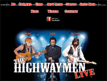 Tablet Screenshot of highwaymenlive.com